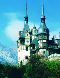 Peles castle in Transylvania, courtesy of Romanian Tourism Ministry